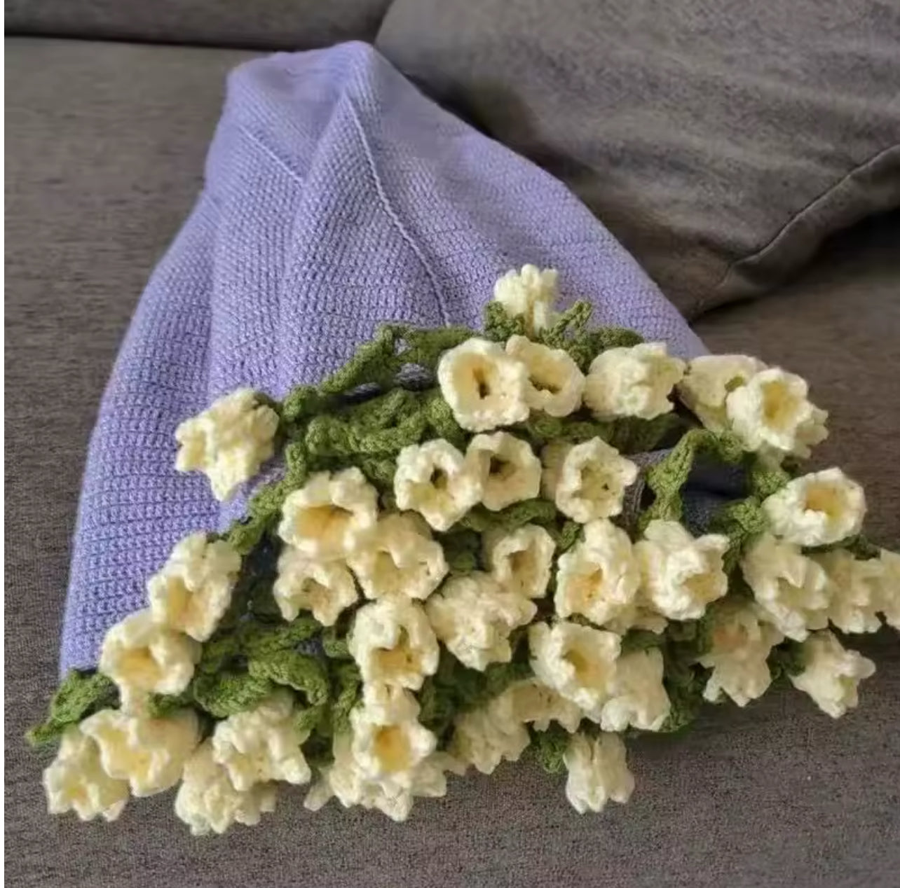 Handmade Crochet Flower Blanket